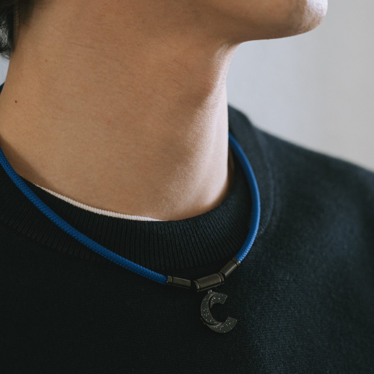 【限定125本受注枠】パワードギア OPA ネックレス/ D.BLUE LOOP KALLOS（BLACK）