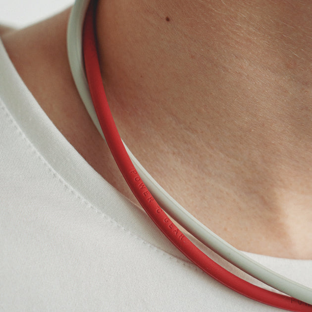 【限定100本受注枠】パワードギア DualMag ネックレス/ WHITE/RED