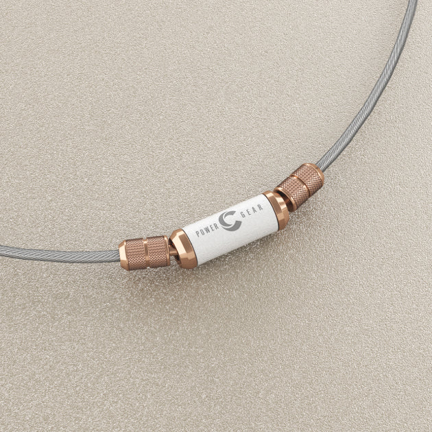 【プレミアムクラス限定】パワードギア ハイパーMagネックレス / WHITE X PINKGOLD