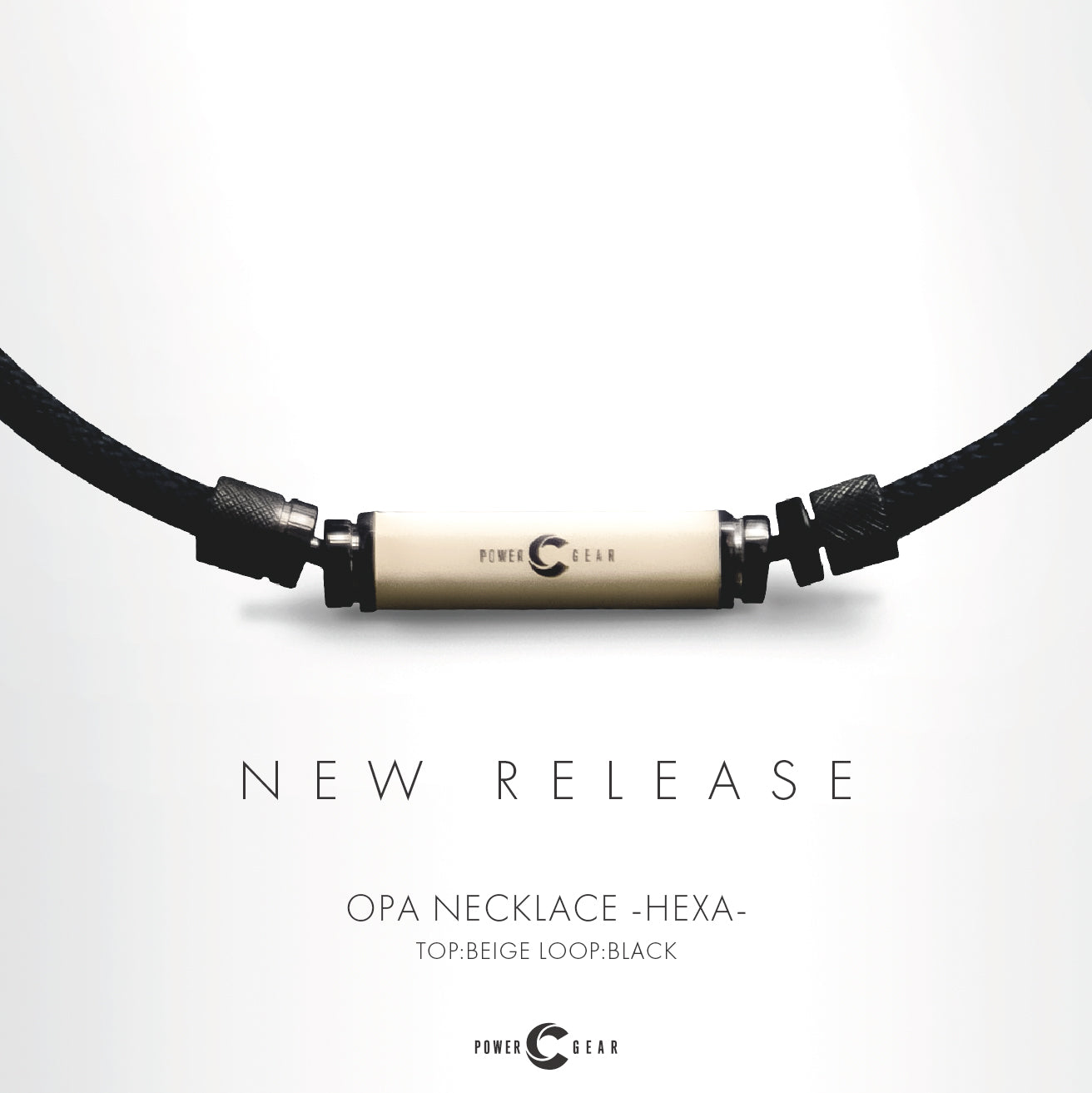 パワードギア OPA ネックレス/ Hexa（BLACK X BEIGE）