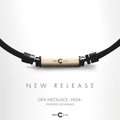 パワードギア OPA ネックレス/ Hexa（BLACK X BEIGE）