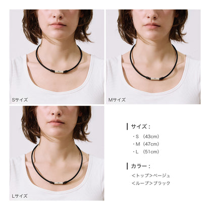 パワードギア OPA ネックレス/ Hexa（BLACK X BEIGE）